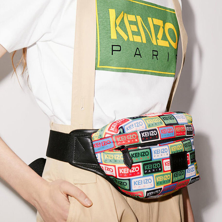 Поясная сумка унисекс KENZO FD55SA607F31-MU зеленая