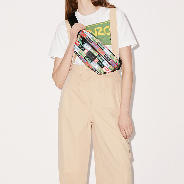 Поясная сумка унисекс KENZO FD55SA607F31-MU зеленая