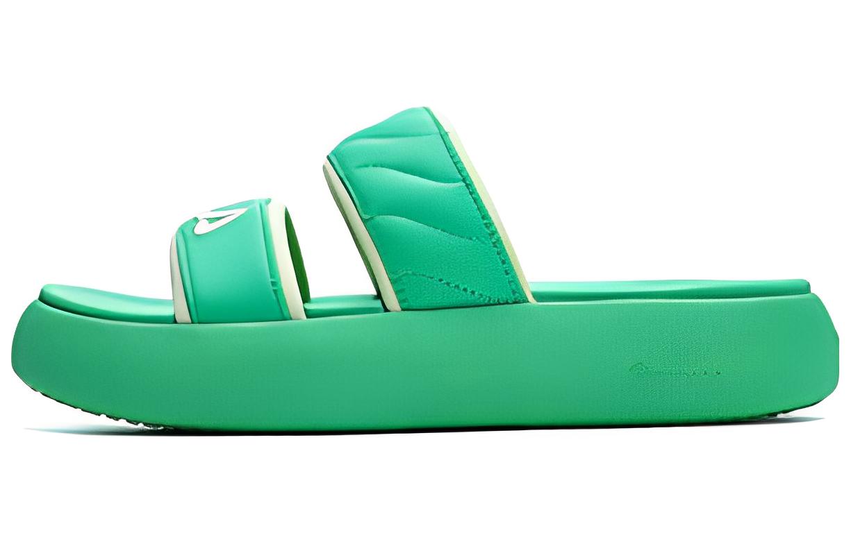 Шлепанцы женские FILA Dount зеленые