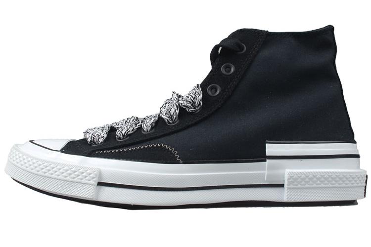 Кеды унисекс Converse Chuck 70 High Double Vulc черные, 35 EU