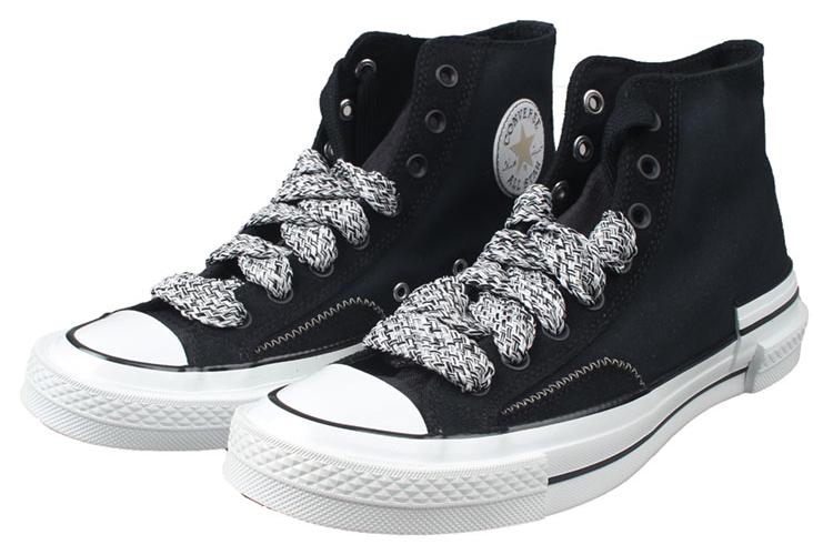 Кеды унисекс Converse Chuck 70 High Double Vulc черные, 35 EU