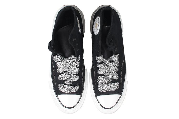 Кеды унисекс Converse Chuck 70 High Double Vulc черные, 35 EU