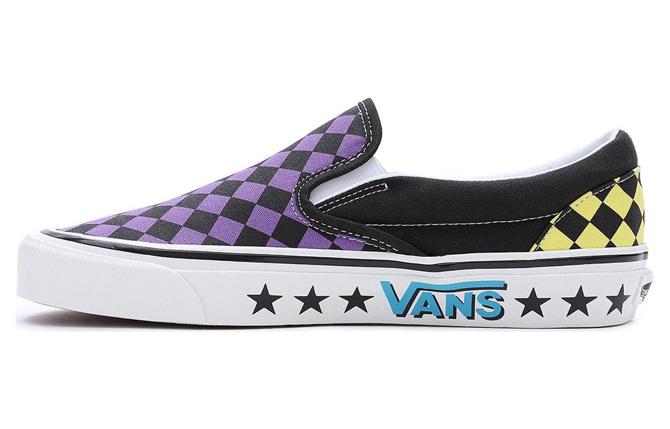 Слипоны унисекс Vans Slip On 98 Dx фиолетовые черные