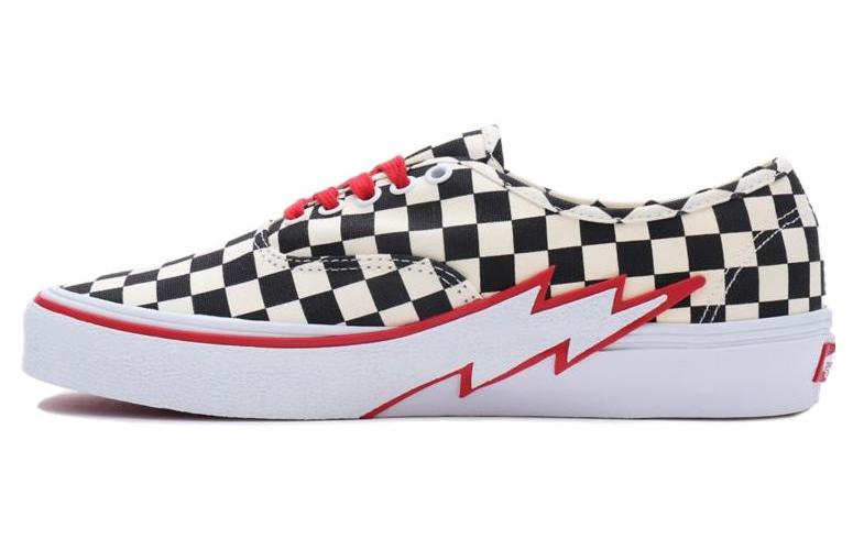 Кроссовки женские Vans Authentic Bolt черные, белые, красные