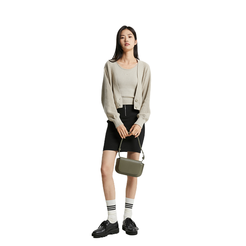 Сумка женская CK/Calvin Klein 40W0767395 армейский зелёный