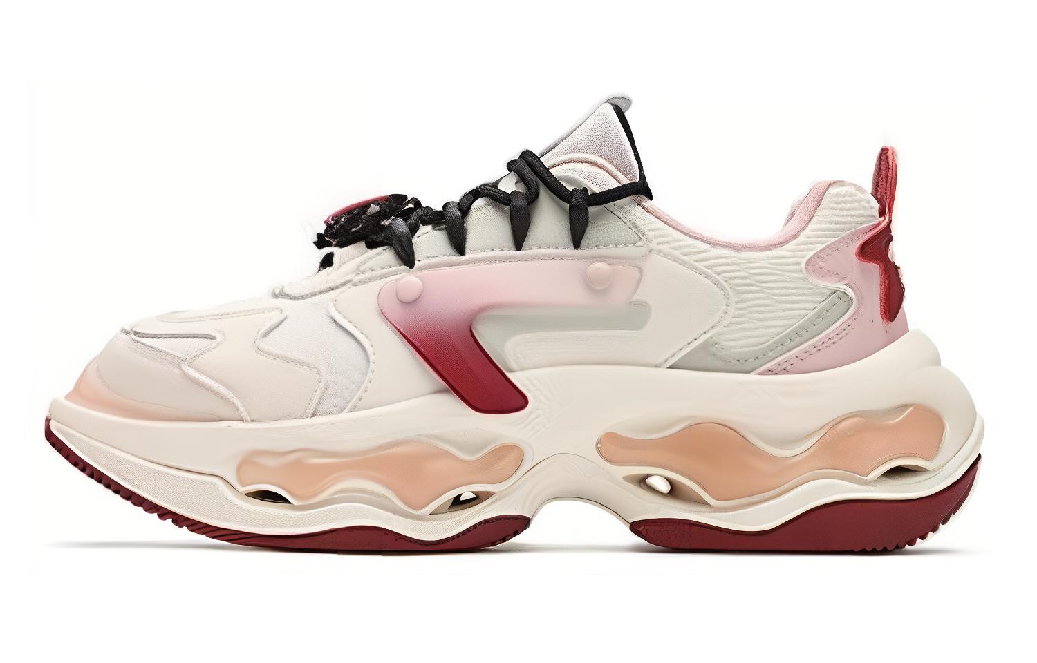 Кроссовки женские FILA FUSION T12W411109FGS белые и красные