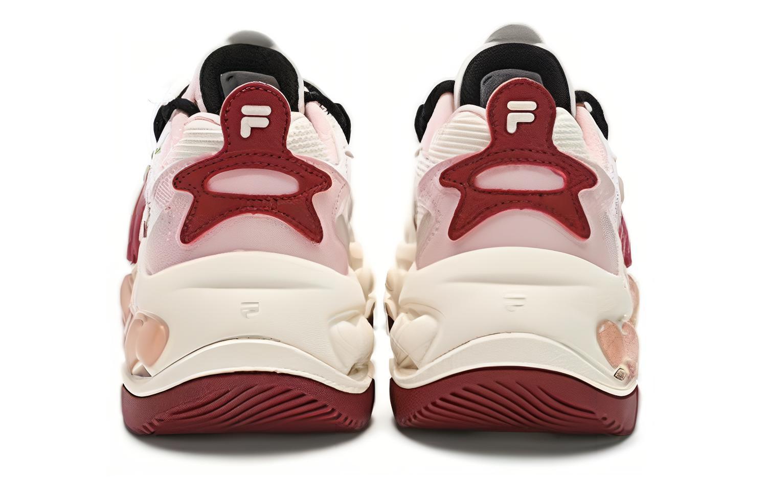 Кроссовки женские FILA FUSION T12W411109FGS белые и красные