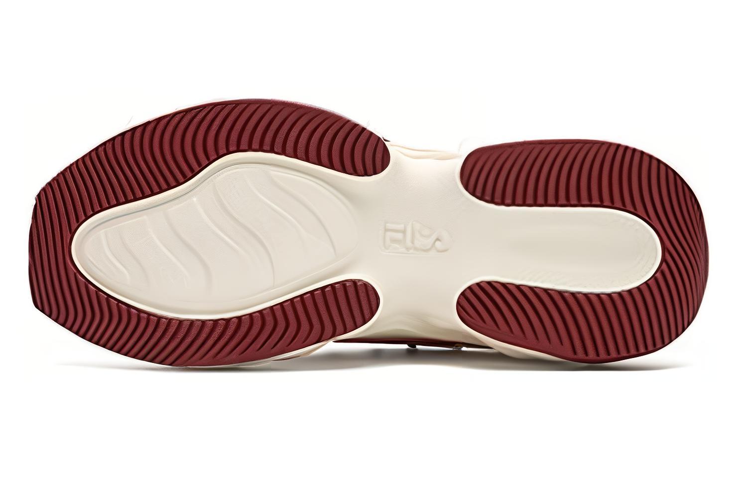 Кроссовки женские FILA FUSION T12W411109FGS белые и красные