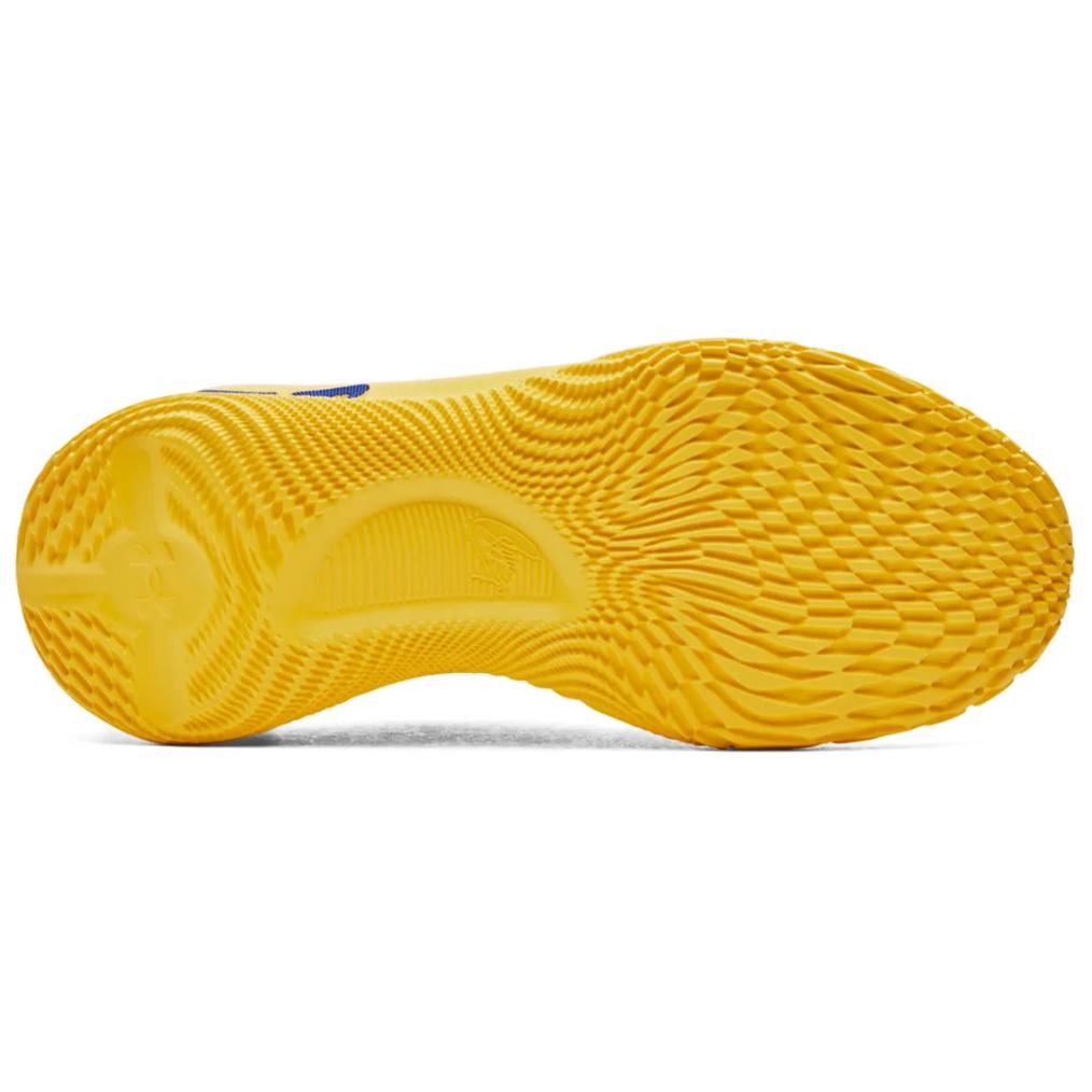 Кроссовки мужские Under Armour Curry 4 Low blue yellow, 44.5 EU