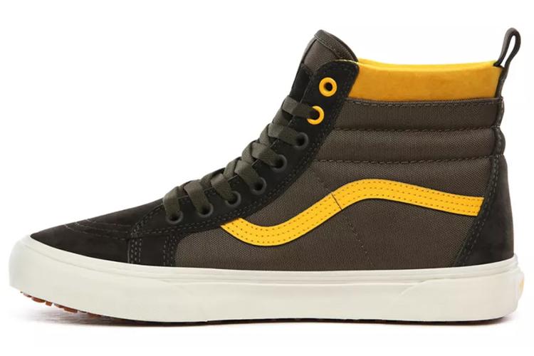 Кеды унисекс Vans SK8 Hi Mte коричневые/желтые