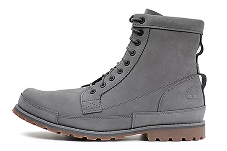 Ботинки мужские Timberland Earthkeeper Original Leather 6 Inch Wide Fit темно-серые, 40 EU