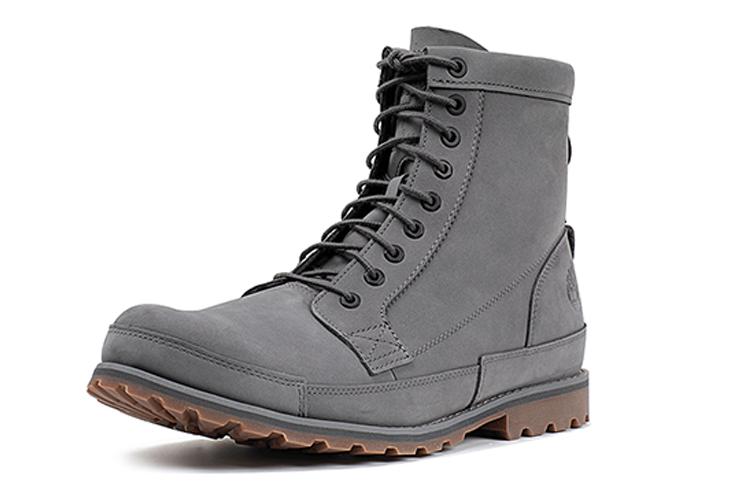 Ботинки мужские Timberland Earthkeeper Original Leather 6 Inch Wide Fit темно-серые, 40 EU