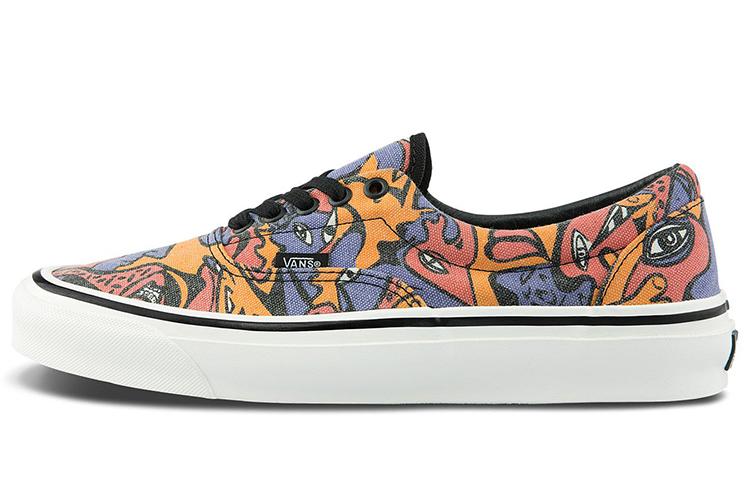 Кеды унисекс Vans Era LX Night Eyes оранжево-фиолетовые, 35 EU