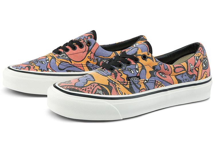 Кеды унисекс Vans Era LX Night Eyes оранжево-фиолетовые, 35 EU