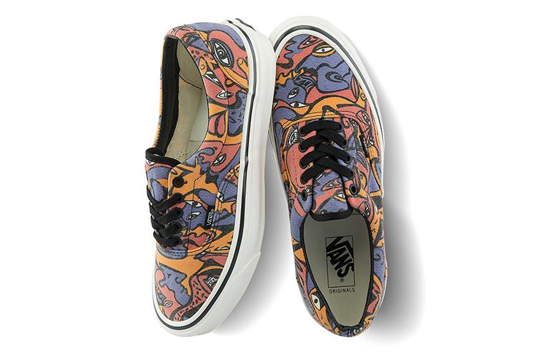Кеды унисекс Vans Era LX Night Eyes оранжево-фиолетовые, 35 EU