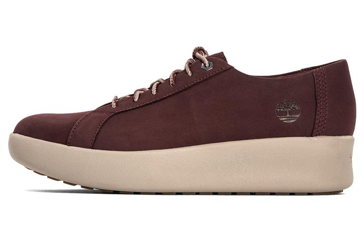 Кроссовки женские Timberland Berlin Park бордово-белые