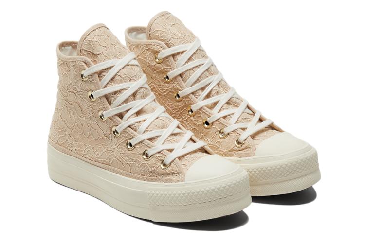 Кеды женские Converse Chuck Taylor All Star High Lace, lace farro, 40 EU