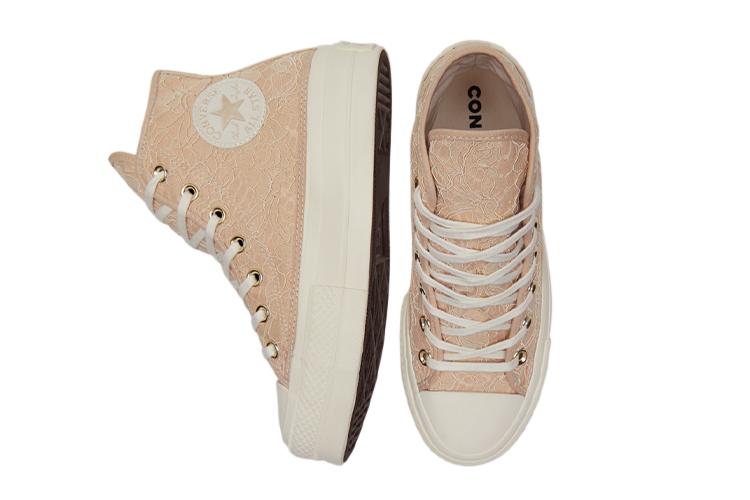 Кеды женские Converse Chuck Taylor All Star High Lace, lace farro, 40 EU