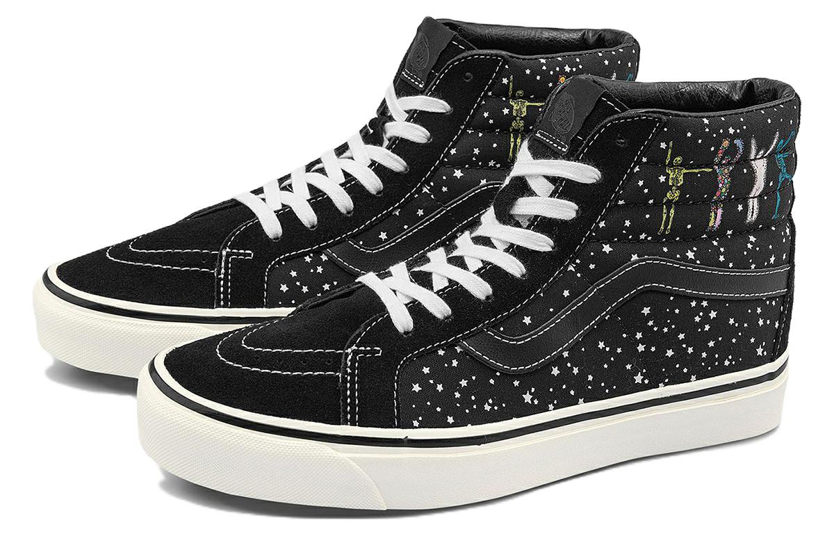 Кроссовки унисекс Vans SK8 Hi 38 Dx черные, 35 EU
