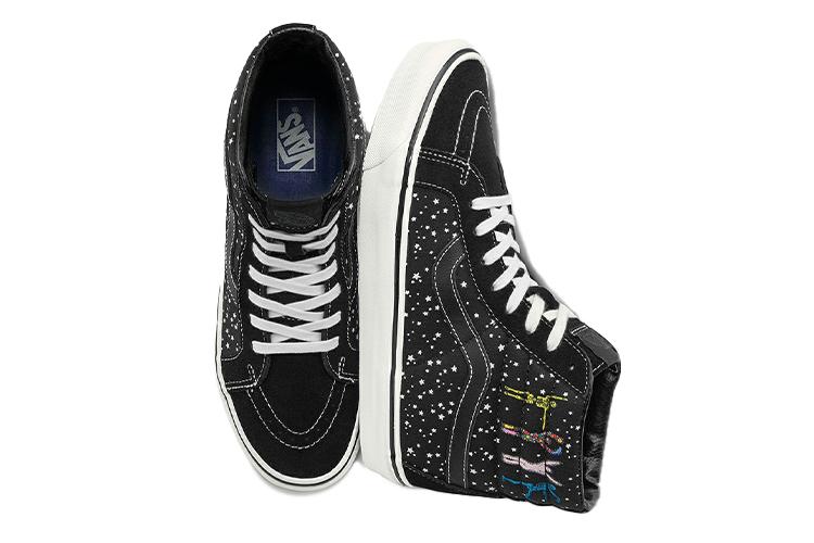 Кроссовки унисекс Vans SK8 Hi 38 Dx черные, 35 EU