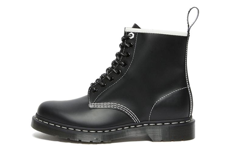 Black Smooth Leather