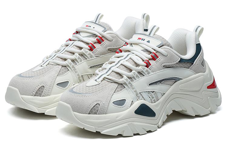 Кроссовки женские FILA F12W124164FWS белые серебристые, 37.5 EU