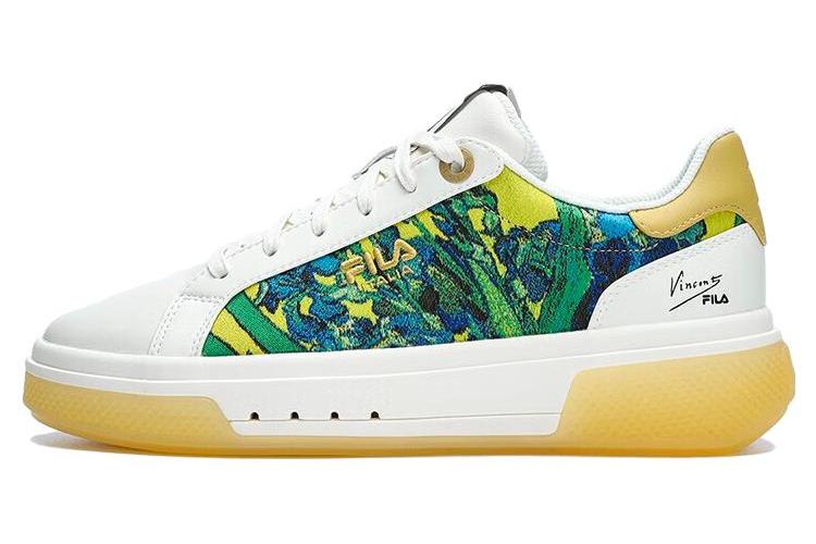 Кеды женские FILA 1911 X Van Gogh Museum белые, желтые, 36 EU