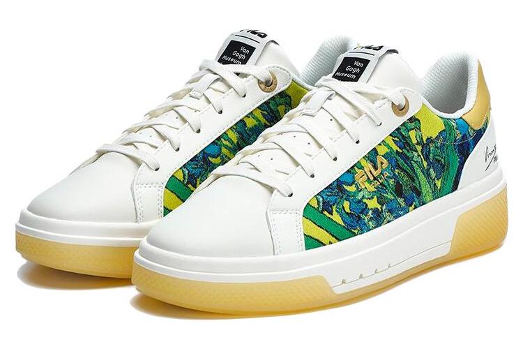 Кеды женские FILA 1911 X Van Gogh Museum белые, желтые, 36 EU