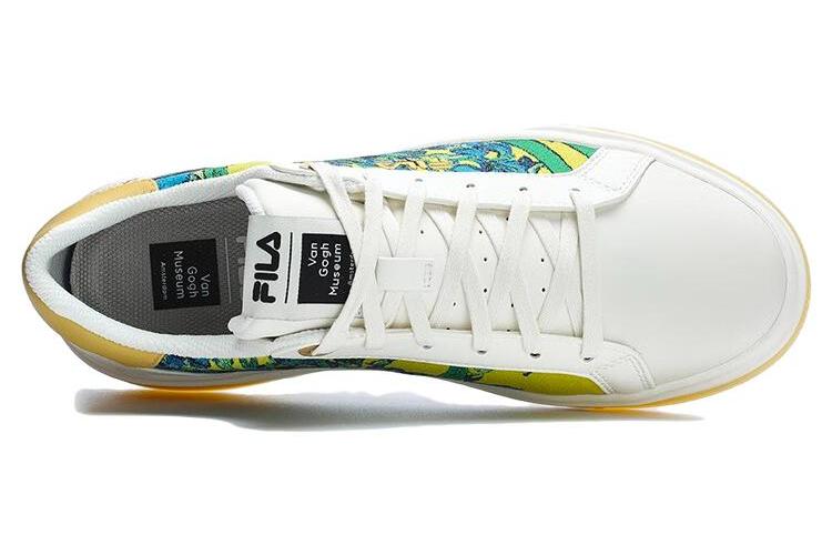 Кеды женские FILA 1911 X Van Gogh Museum белые, желтые, 36 EU