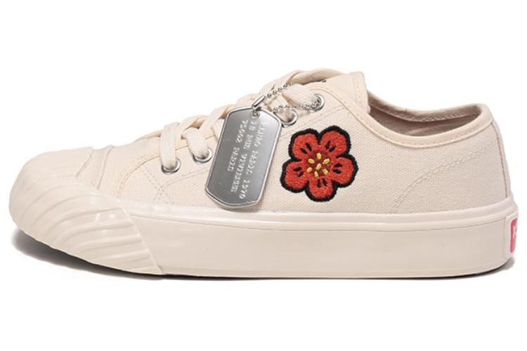 Кеды женские KENZO Boke Flower бежево-красные, 40 EU