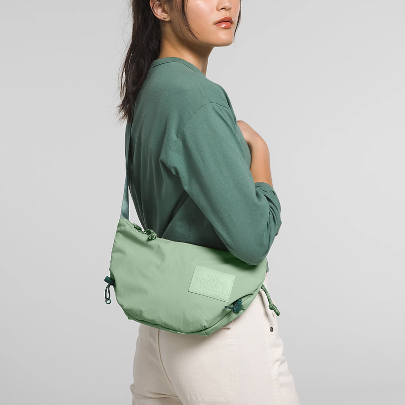 Сумка-слинг женская THE NORTH FACE 3.1L mist sage+dark sage, One Size EU