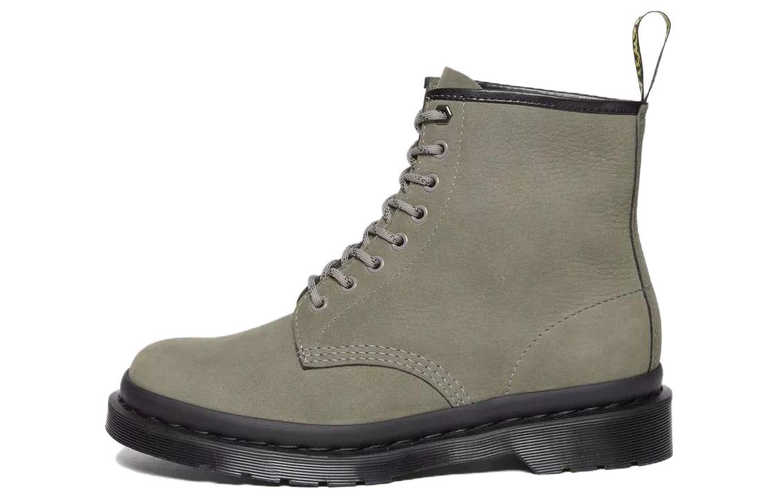 Ботинки унисекс Dr.Martens 1460 Milled Leather серые, черные, желтые, 46 EU