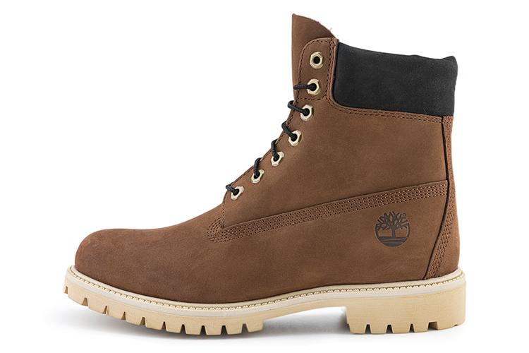 Ботинки мужские Timberland Premium 6 Inch Waterproof Boot темно-коричневые, 40 EU