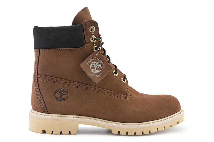 Ботинки мужские Timberland Premium 6 Inch Waterproof Boot темно-коричневые, 40 EU