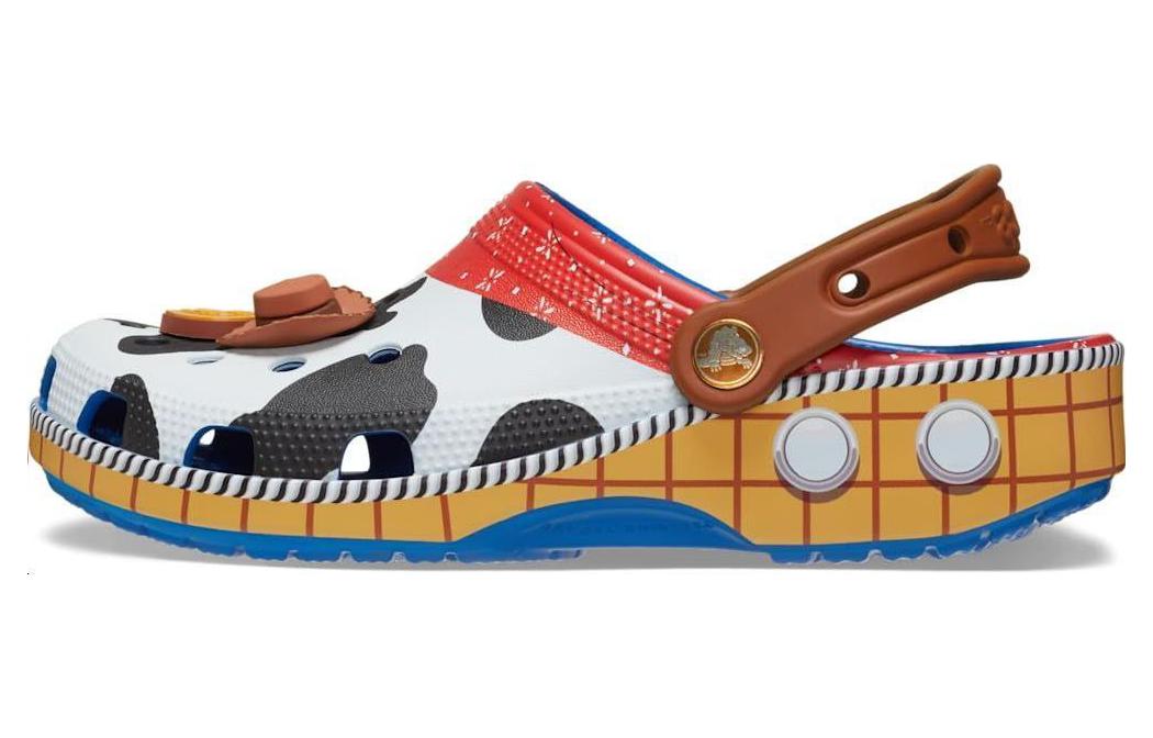 Шлепанцы унисекс Crocs Classic Clog 'Woody', белые, 43-44 EU