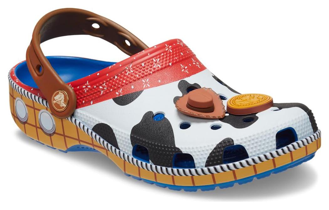 Шлепанцы унисекс Crocs Classic Clog 'Woody', белые, 43-44 EU