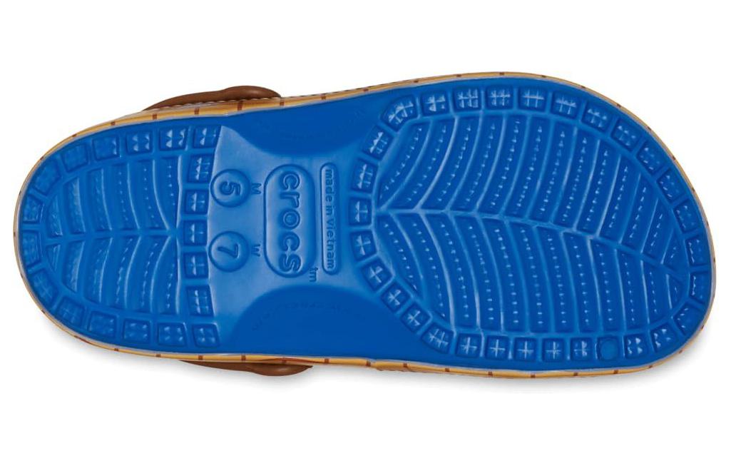 Шлепанцы унисекс Crocs Classic Clog 'Woody', белые, 43-44 EU