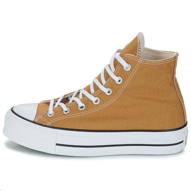 Кеды женские Converse Chuck Taylor All Star Lift Platform High Trek желтые