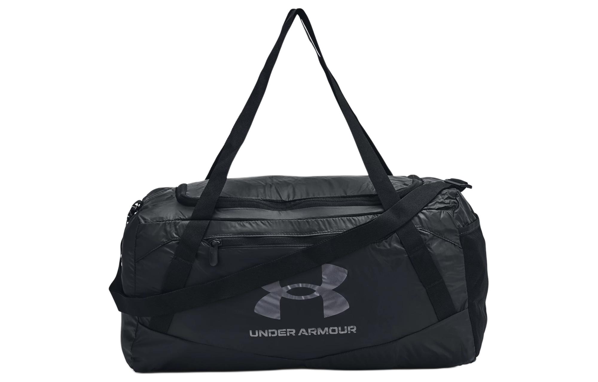 Дорожная сумка мужская Under Armour 1381927-001 черная и графитовая, Extra Small EU