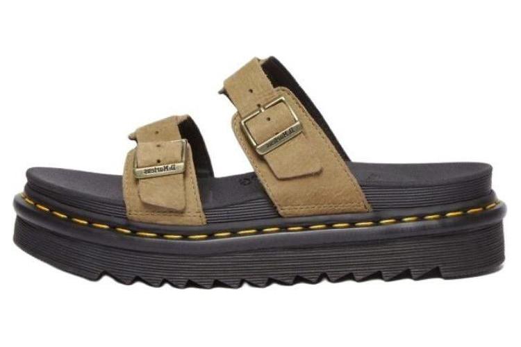 Шлепанцы женские Dr.Martens 31736439 коричневые, 37 EU