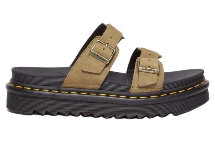 Шлепанцы женские Dr.Martens 31736439 коричневые, 37 EU