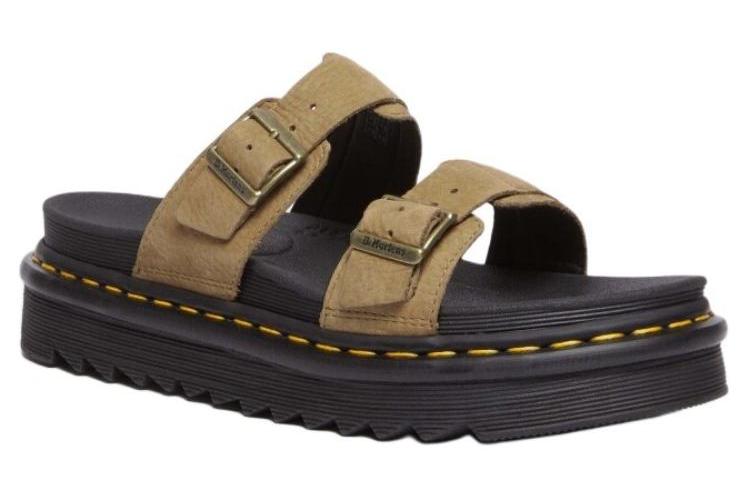 Шлепанцы женские Dr.Martens 31736439 коричневые, 37 EU