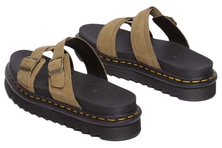 Шлепанцы женские Dr.Martens 31736439 коричневые, 37 EU