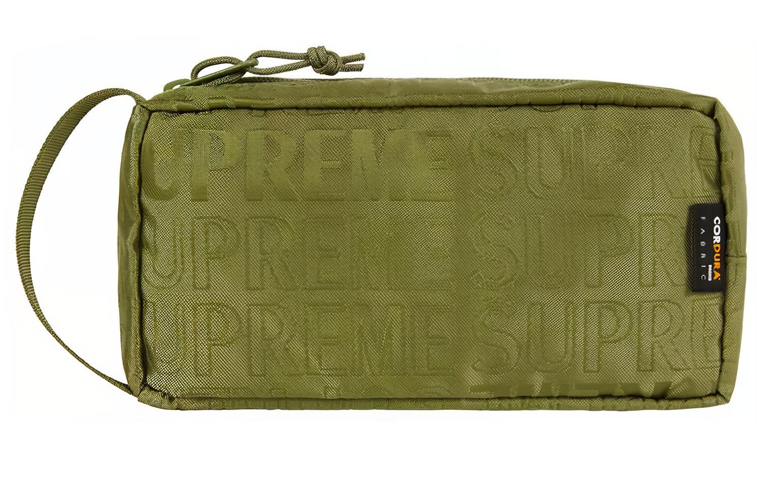 Несессер унисекс Supreme SS19, оливковый зеленый