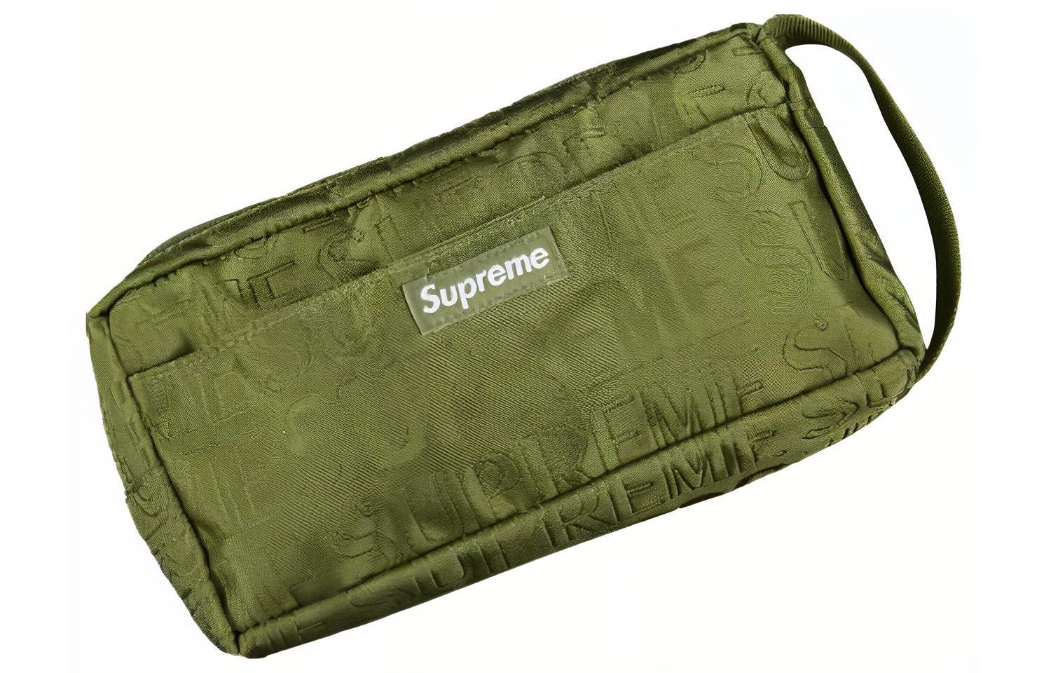Несессер унисекс Supreme SS19, оливковый зеленый