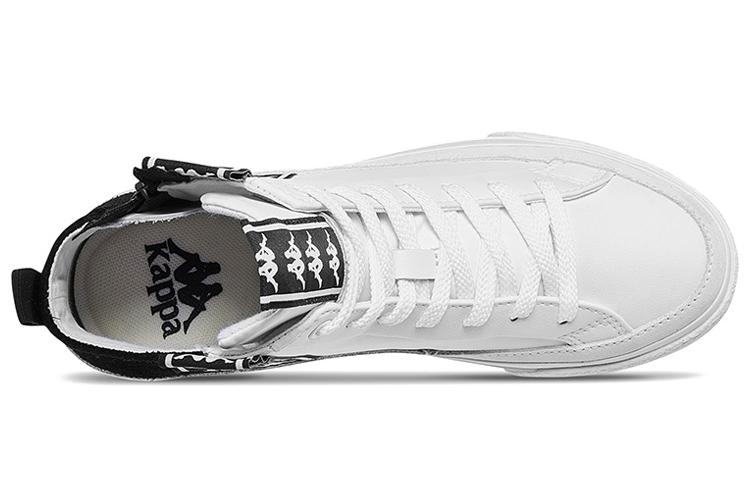 Кроссовки унисекс Kappa BANDA High-Top черно-белые, 41 EU