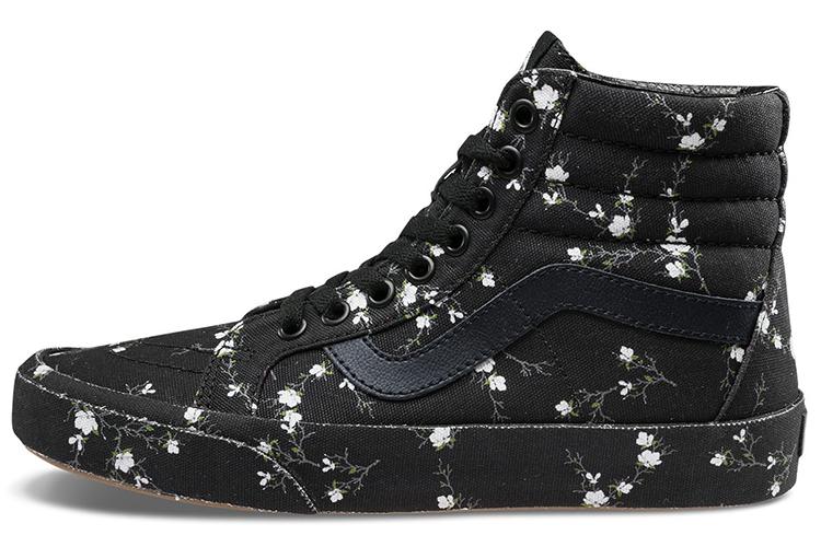 Кеды женские Vans SK8 HI Reissue midnight floral black, 36.5 EU