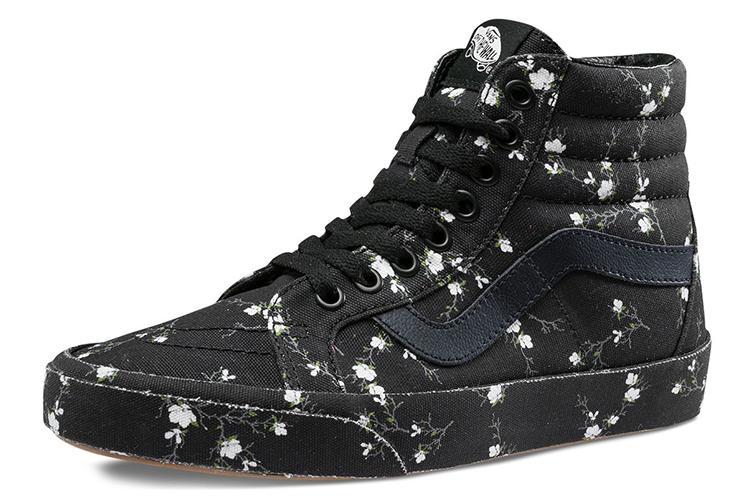 Кеды женские Vans SK8 HI Reissue midnight floral black, 36.5 EU