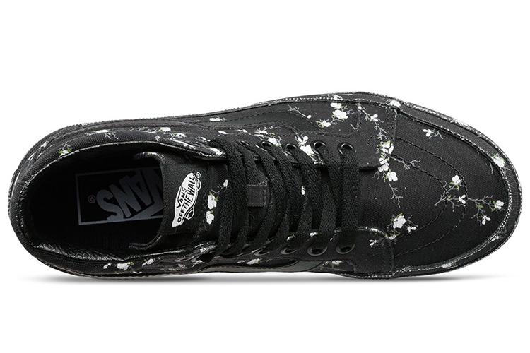 Кеды женские Vans SK8 HI Reissue midnight floral black, 36.5 EU
