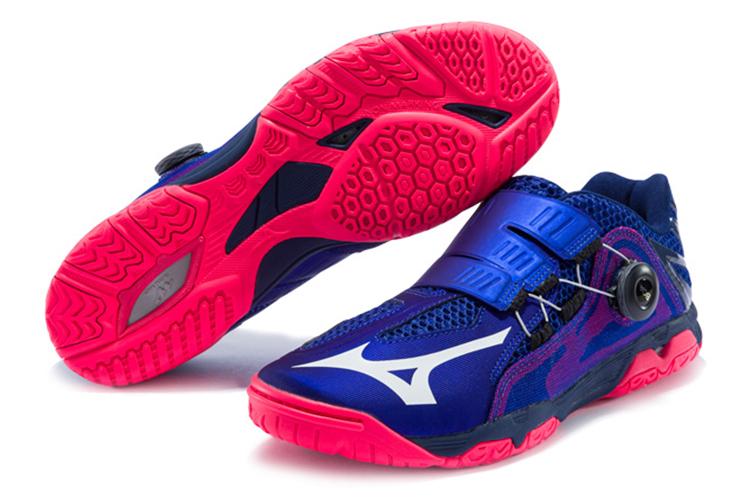 Кроссовки унисекс Mizuno Medal Boa blue/red, 38 EU